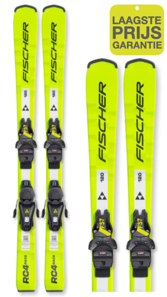 Fischer RC4 Race JR 130 cm + FS7 JRS ski P19525 | Skicenter Fam Coenraad