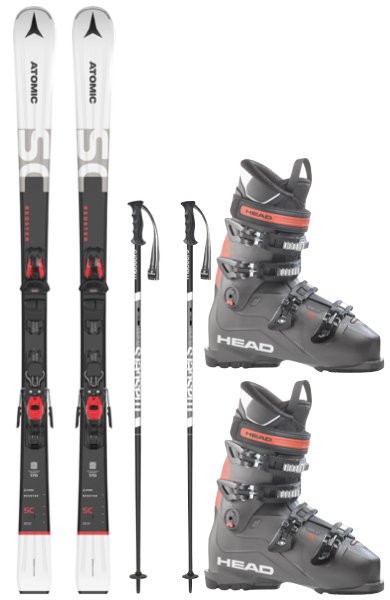 Blizzard SC LT + Stokken en Head RX  heren skischoenen