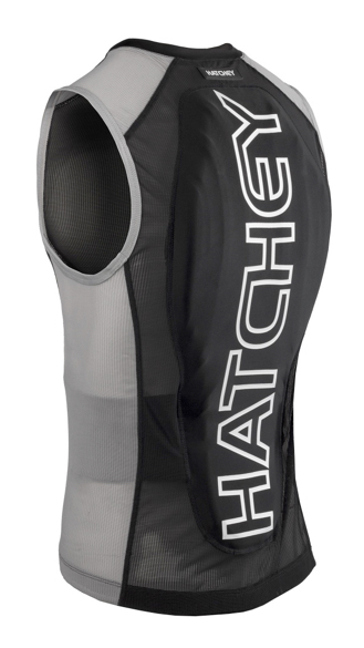 Hatchey Vest Air Fit Black/Grey | Rugbeschermer ski & snowboard