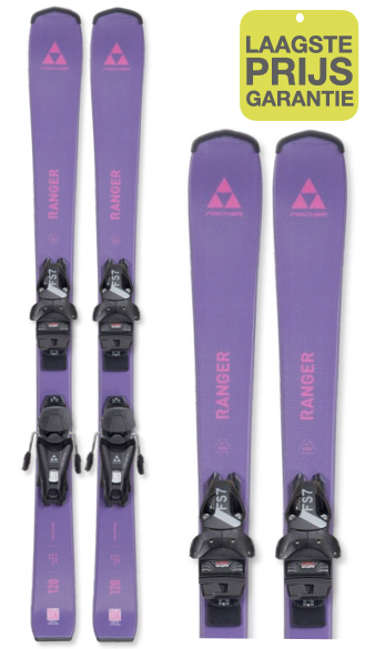 Fischer Ranger JR ski + binding 130cm, 140cm & 150cm P21425 | Kinder ski | Skicenter