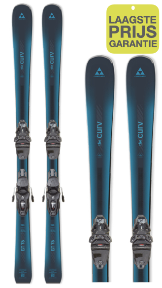 Fischer The Curv GT 76 + RSW10 PR blauw zwart (P16626) ski 2026/2027